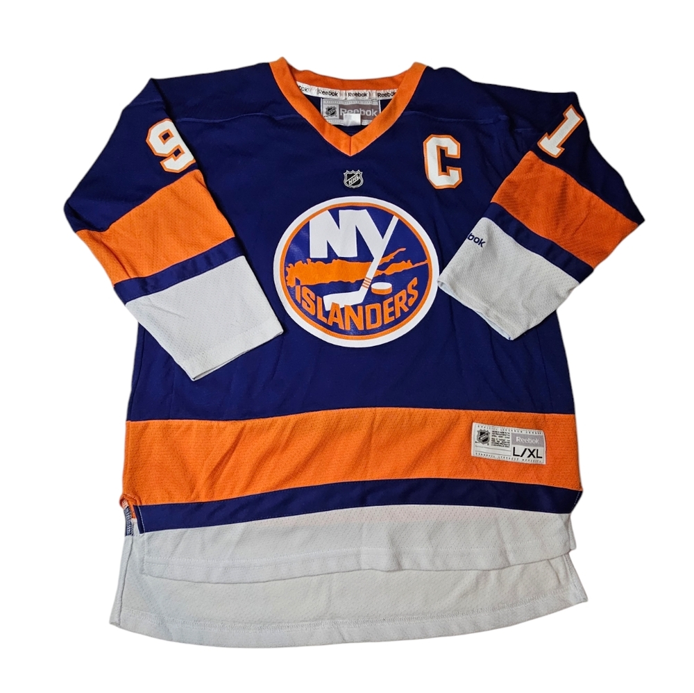 New York Islanders Reebok Jersey NHL Hockey Youth Sz Large/XL John Tavares #91